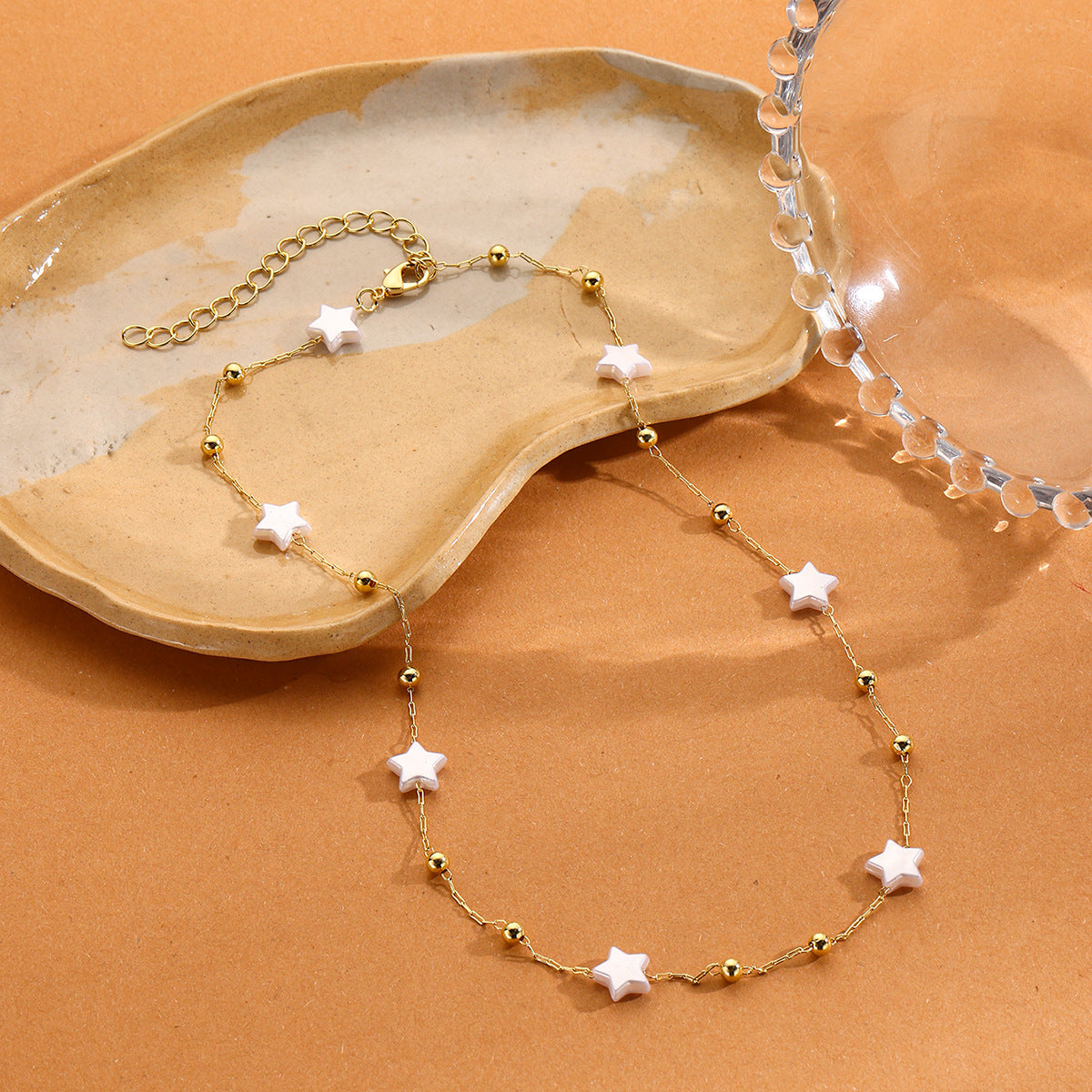 Wholesale Pearl Necklace  Light Luxury Exquisite Collarbone Chain  Pearl Necklace