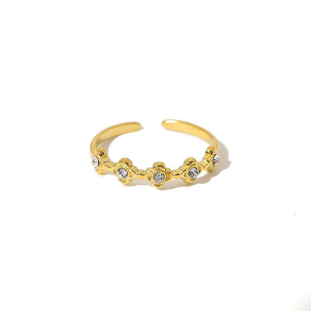 Wholesale  hollow titanium steel opening ring