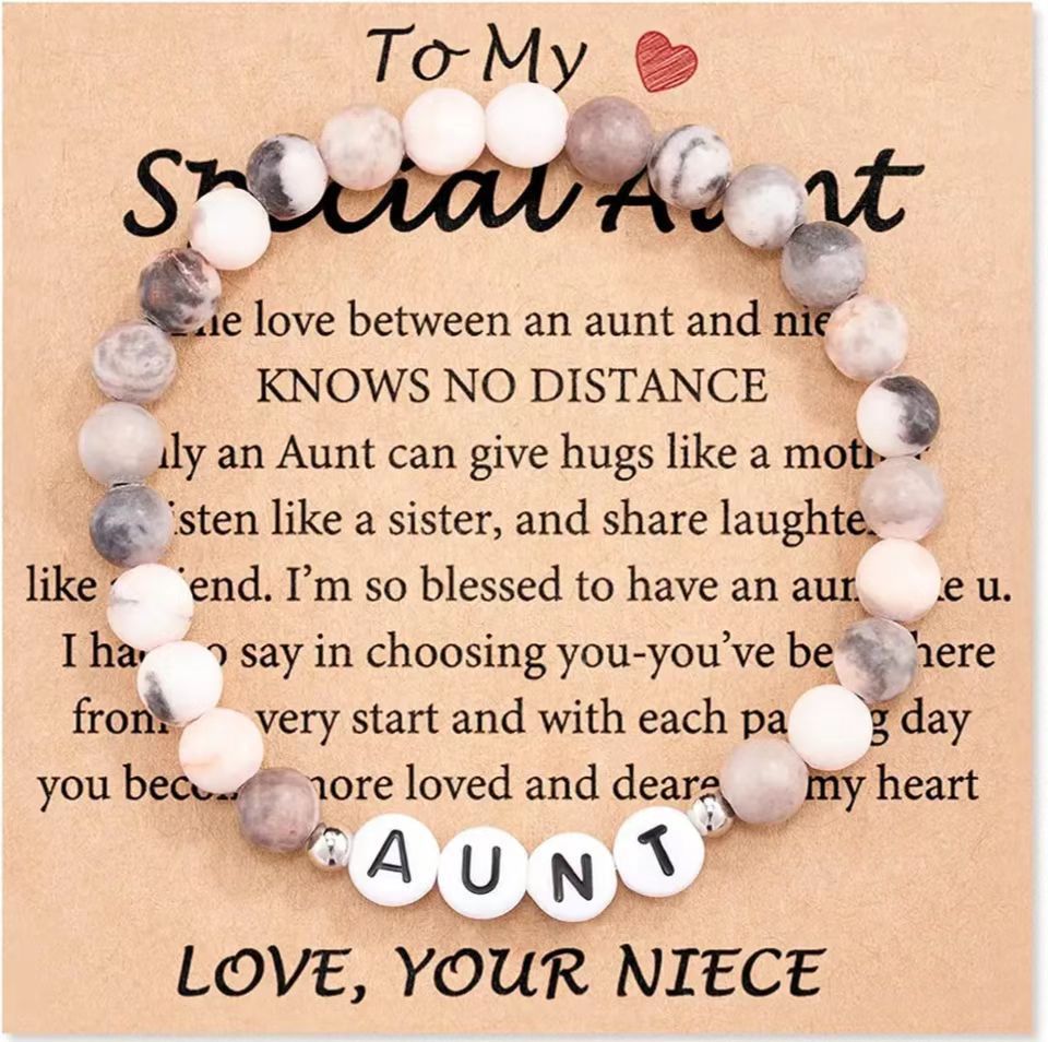 Wholesale Single Circle English Flat Bead Best Mom Bracelet ACC-BT-Zhongh001