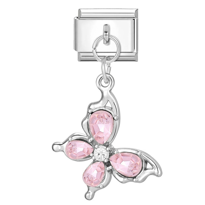 Wholesale 9mm Italian Charm Starter Bracelets DIY Pendant Stainless Steel Composable Bracelet