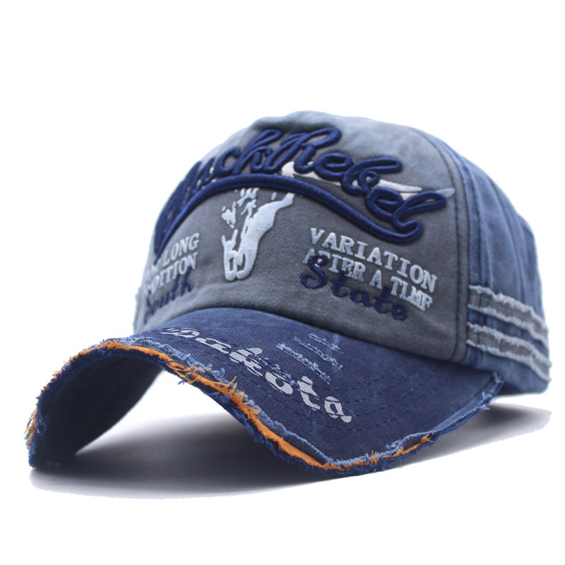 Wholesale Retro Baseball Caps  Washed Denim Dressed Cap Baseball Cap