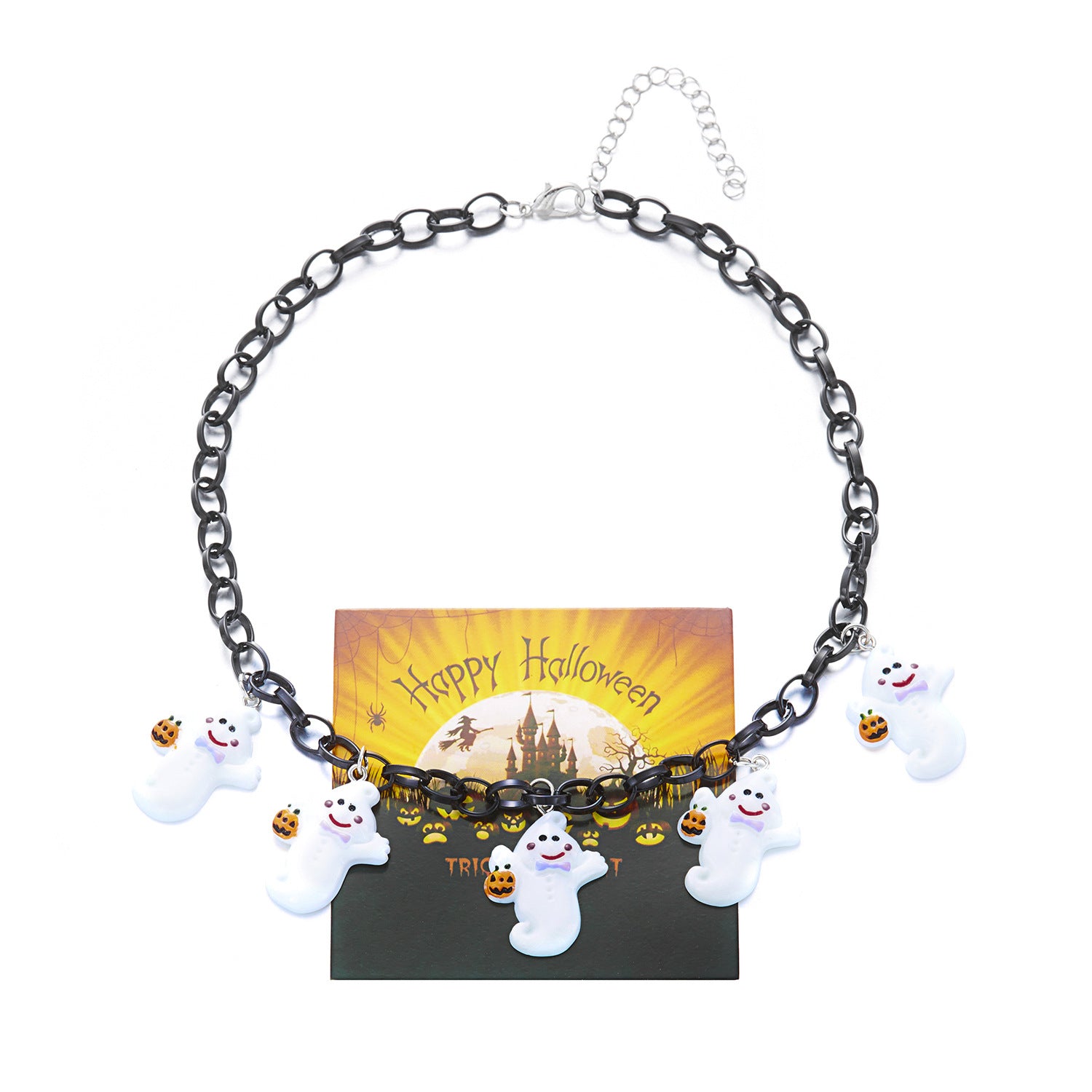 Wholesale Halloween beaded necklace tassel beads funny necklace