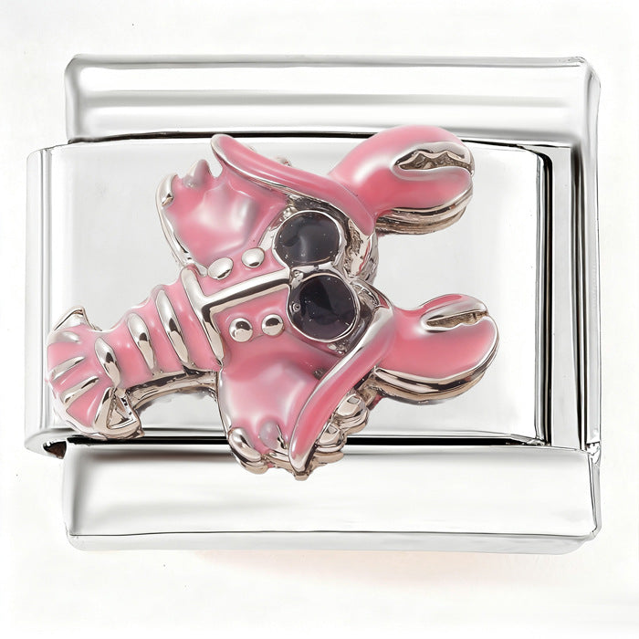 Wholesale Italian Charm Bracelet 9mm DIY Insect Mcqueen   Creative Stainless Steel Composable Bracelet