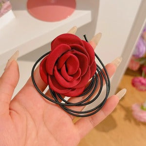 Wholesale  Rose Flower Necklace Summer Clavicle Chain