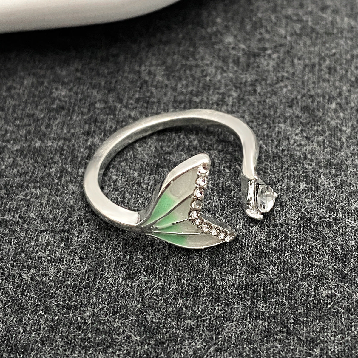 Wholesale Two Cute Turtles Stacked Rings