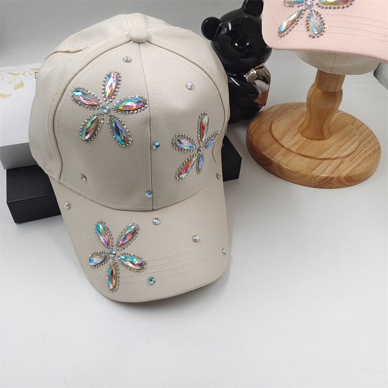 Wholesale Colored Diamond Peaked Baseball Cap ACC-HT-Daod003
