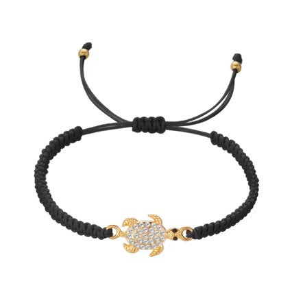 Wholesale Women S Beach Surf Woven Rope Bracelet With Sea Turtle Shell Charms Everyday Jewelry Accessory Travel Gift