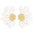 Wholesale exaggerated colorful big flower earrings