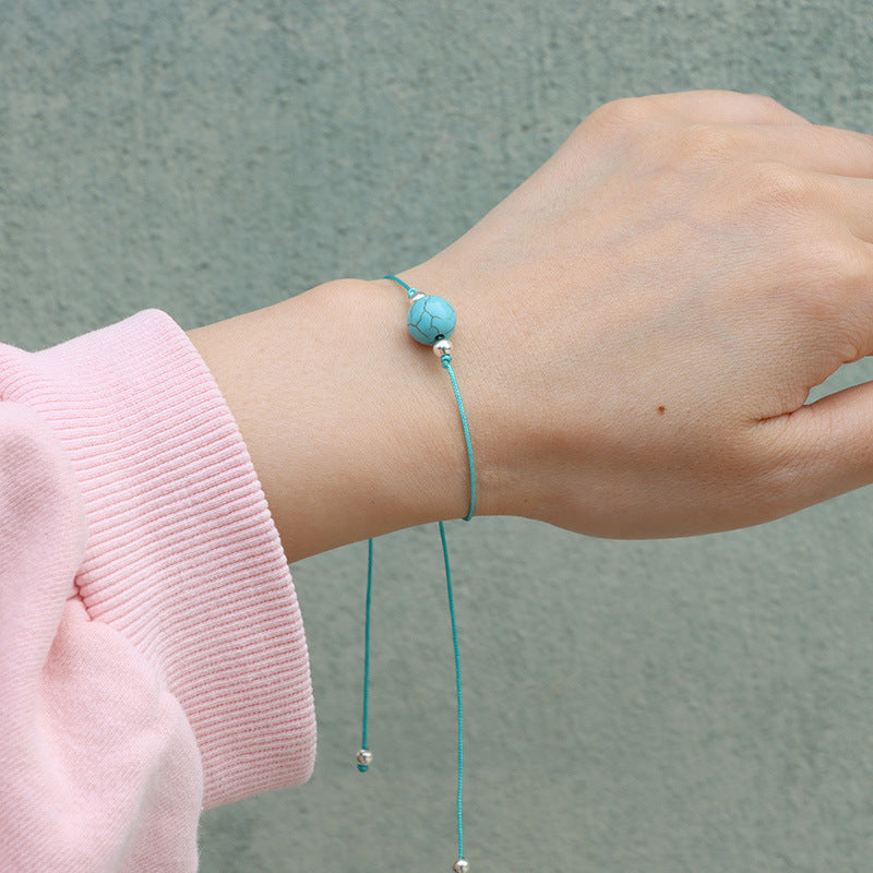 Wholesale European American Style Hand Knitted Thread Rope DIY Braided Bracelet Set Of 3 Fashion Jewelry Accessory For Party And Everyday