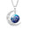 Wholesale Twelve Constellations Colorful Series Moon Necklace