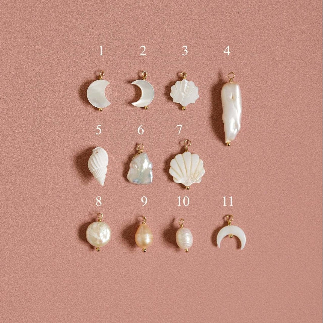 Wholesale  Freshwater Pearl Shell Accessories Titanium Steel Necklaces