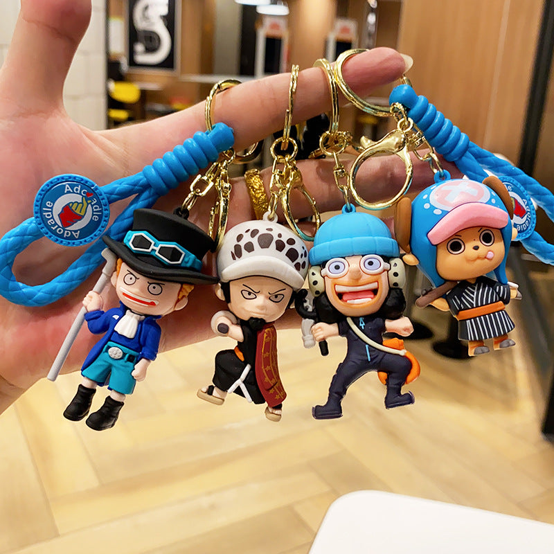 Wholesale Cartoon Anime PVC Soft Glue Keychain Cute Keychain ACC-KC-ErLu018