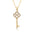 Wholesale 18K gold color protection lovely key necklace