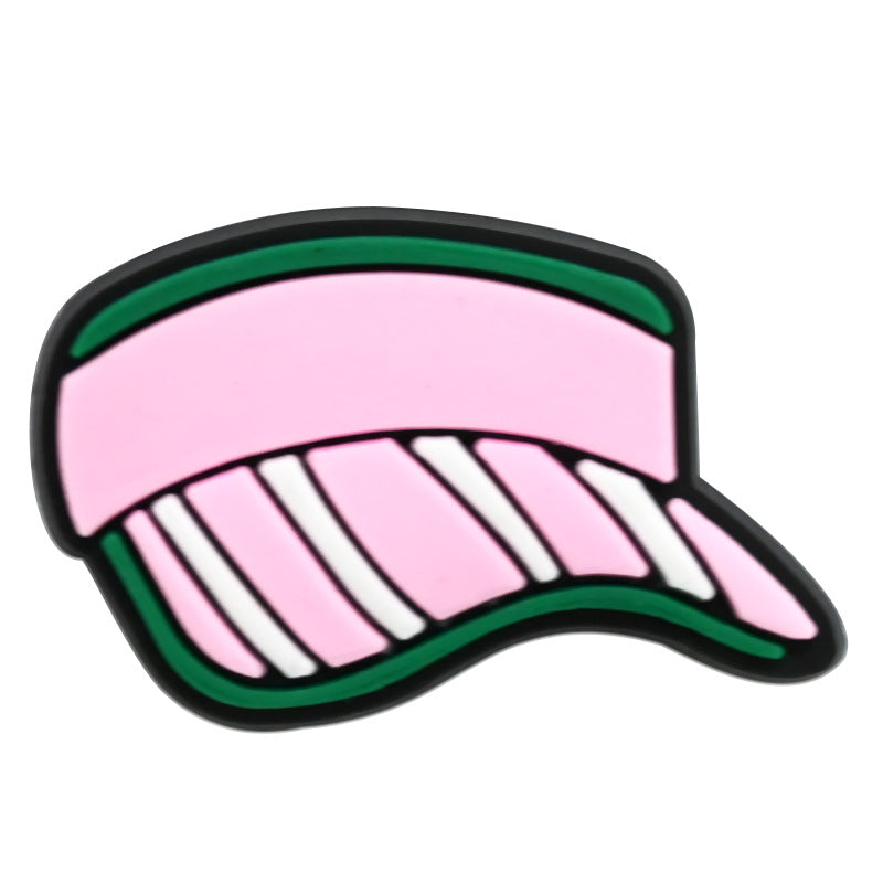 Wholesale Random 100pcs Pickle Ball PVC Soft Rubber Shoe Buckle Decoration ACC-SC-RYY078