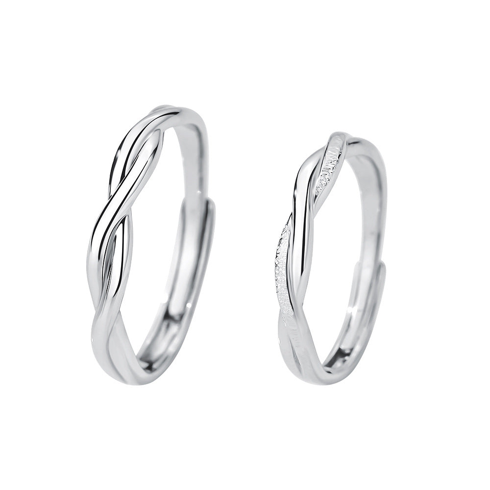 Wholesale S999 Silver Mobius Ring