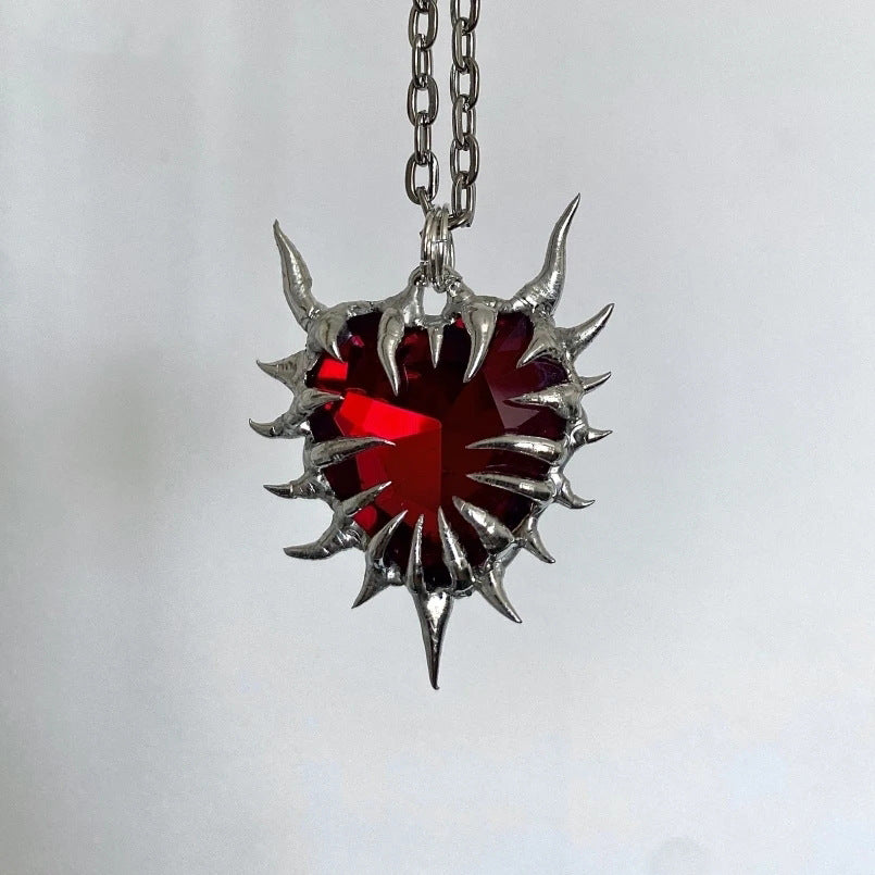 Wholesale Heart of Thorns Necklace Dark Gothic Zinc Alloy Necklaces ACC-NE-XuanMo004