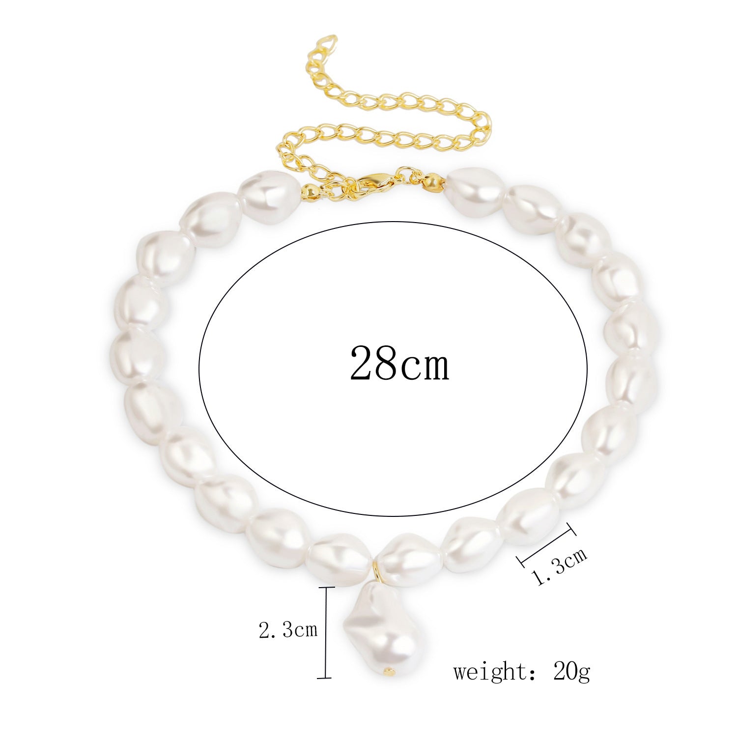 Wholesale Hot-Selling Fashion Pearl Cross Clavicle Pendant Double-Layer Chain Niche Design Women' s Necklace