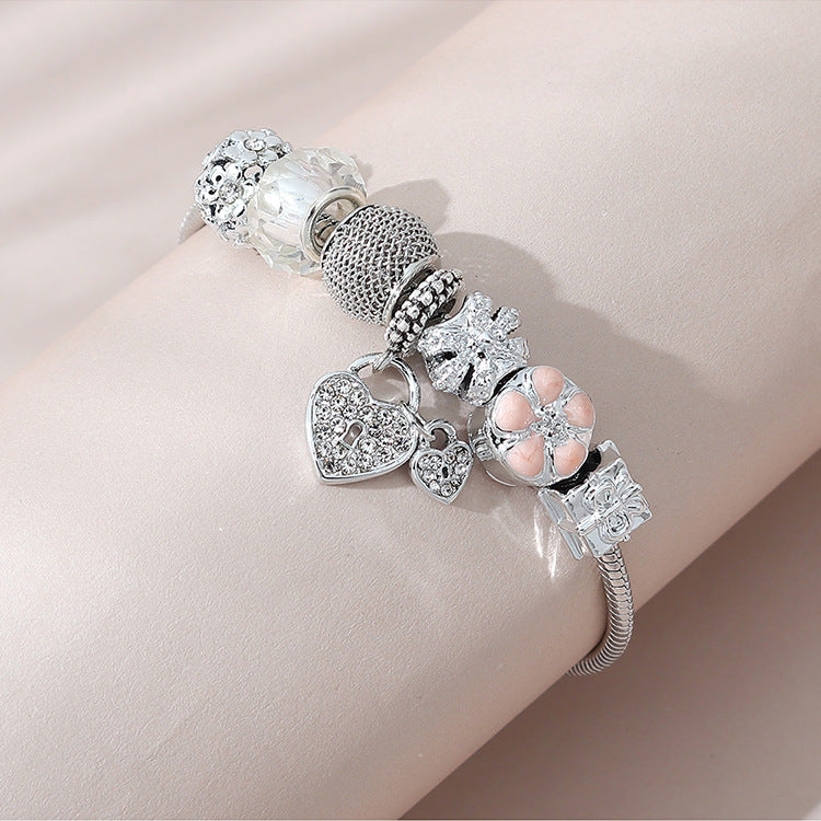 Wholesale fashion personality  hollow flower bracelet