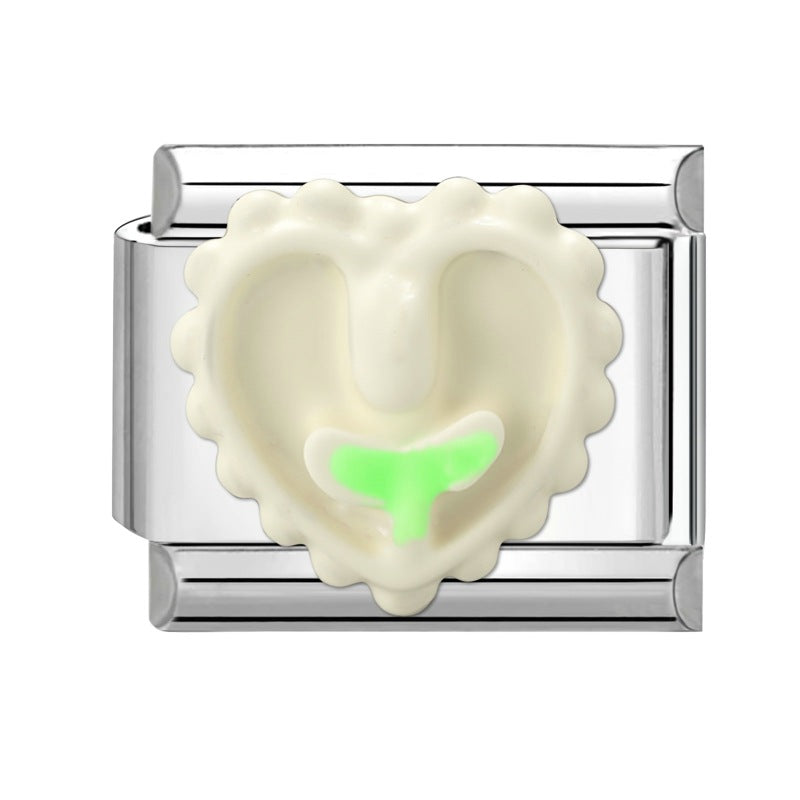 Wholesale Italian Charm Bracelet 9mm DIY Splicing Cute Creative Stainless Steel Composable Bracelet