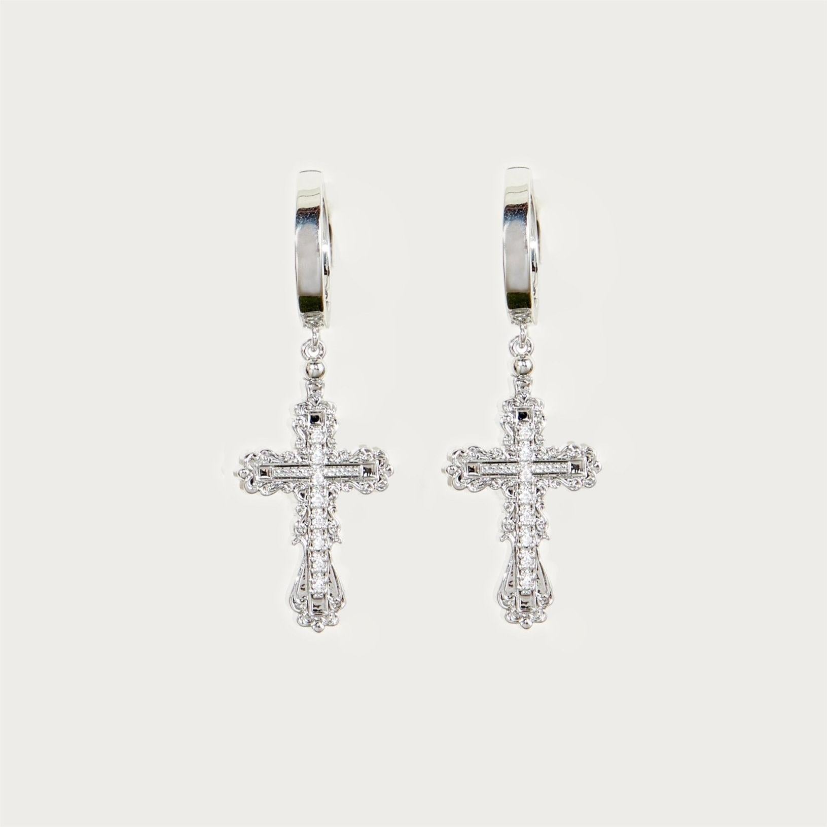 Wholesale Gothic Cross Necklace suit Female Shell Pearl Personalized Minimalist Necklace