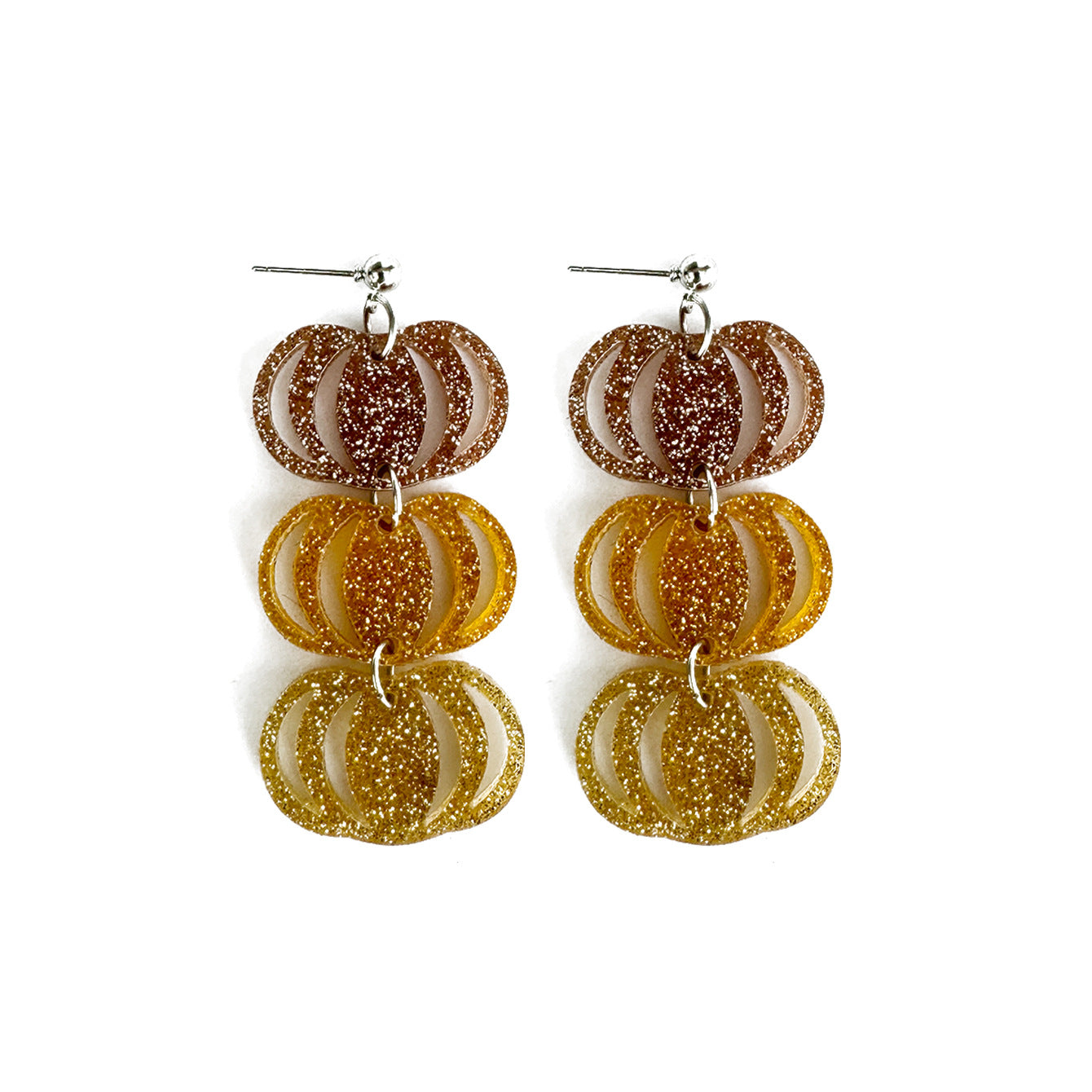 Wholesale Maple Leaf Pumpkin Acrylic Earrings ACC-ES-XinChuan061