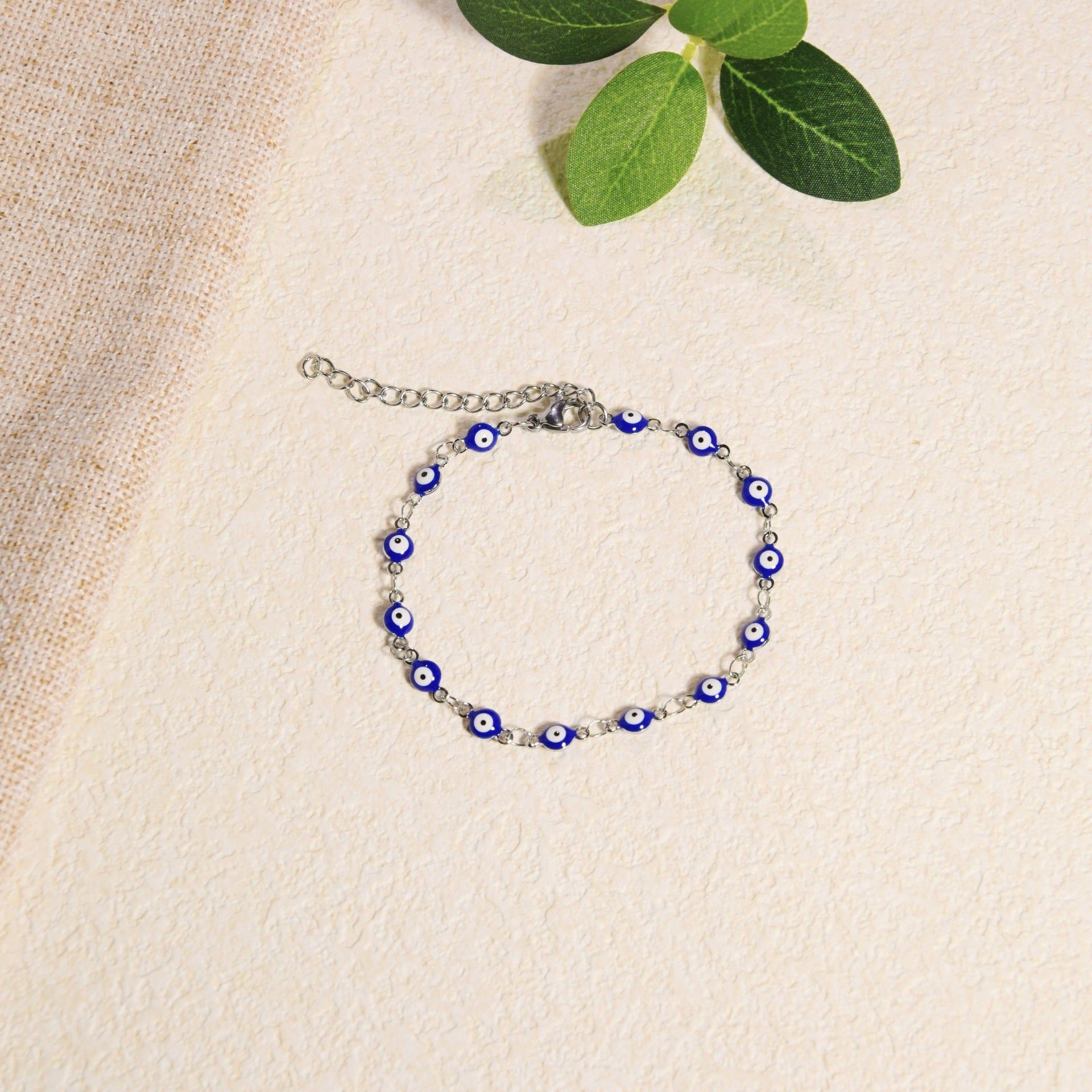 Wholesale  Stainless Steel Jewelry Retro Devil's Eye Geometric Bracelet