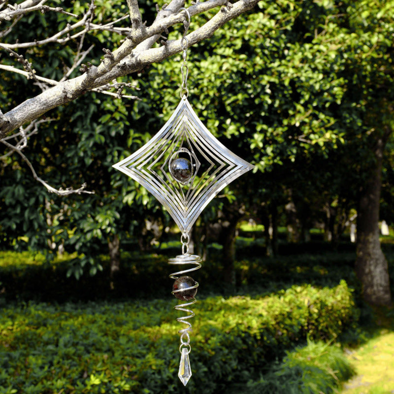 Wholesale Rotating Butterfly Heart Wind Chime