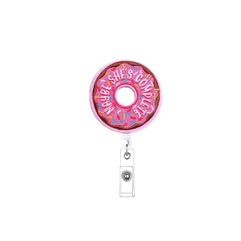 Wholesale Medical Blood Pills Felt Pattern Retractable Keychain Badge Reels ACC-KC-ChiHai018