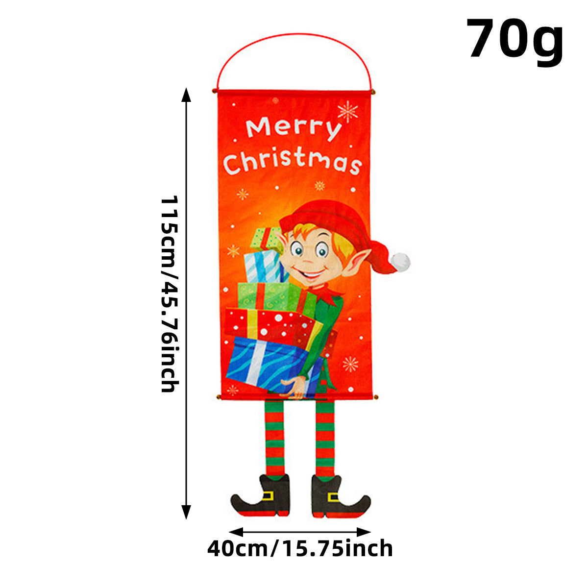 Wholesale  Christmas Decorations Fabric Hanging Legs Creative Hanging Flags