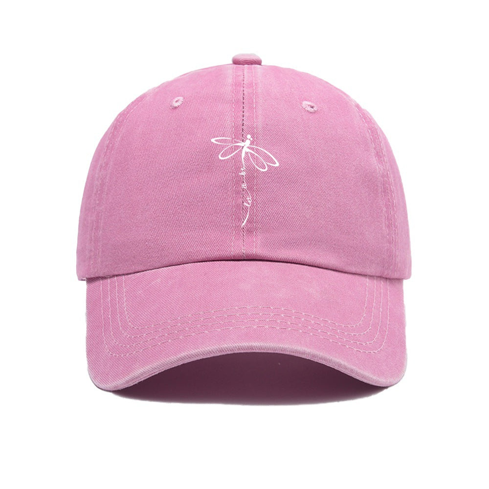 Wholesale Fashion dragonfly washed baseball cap