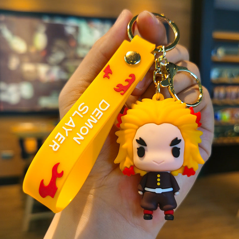 Wholesale Cartoon PVC Soft Keychain Cute Keychain ACC-KC-DingMing001