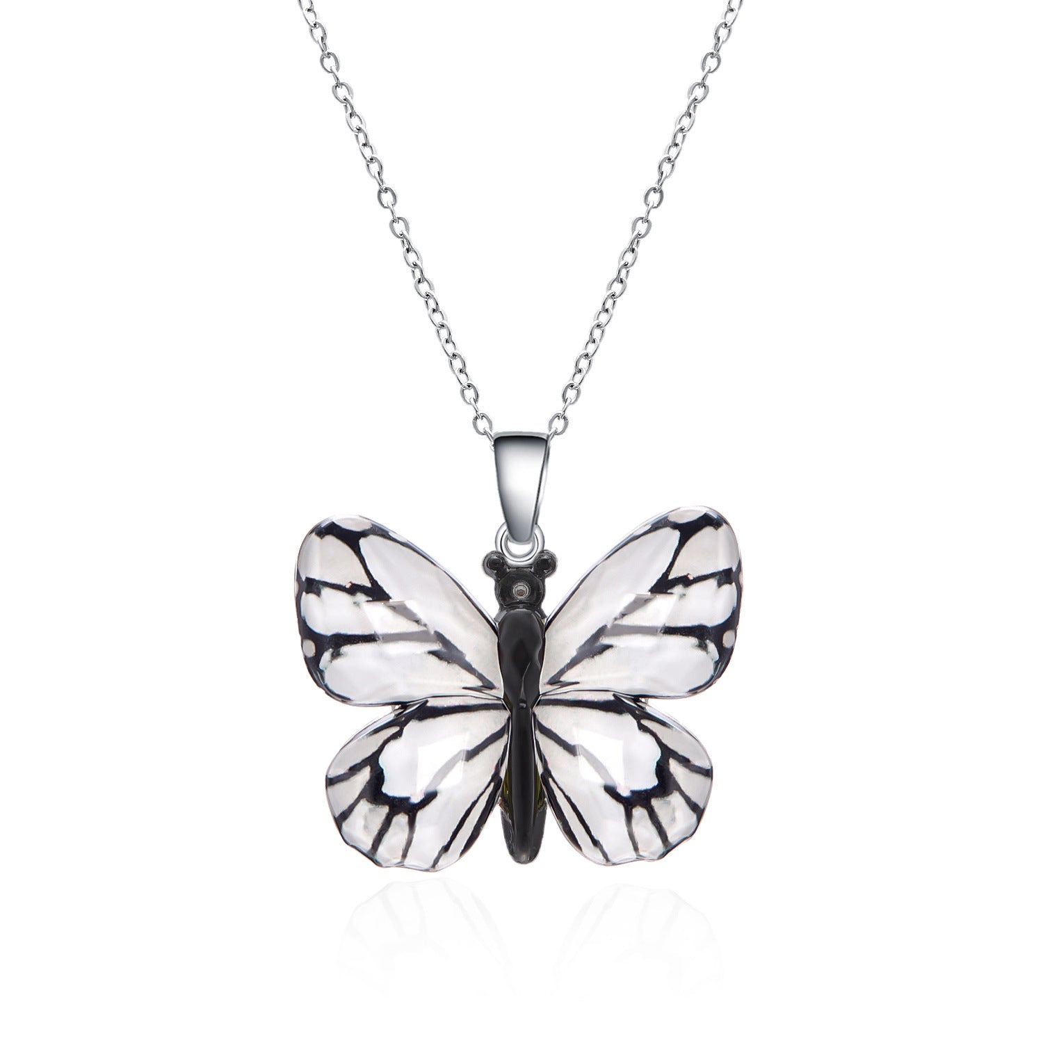 Wholesale  stainless steel butterfly necklace