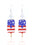 Wholesale  American Flag Independence Day Earrings