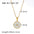 Wholesale stainless steel 18K gold plated twelve zodiac necklace