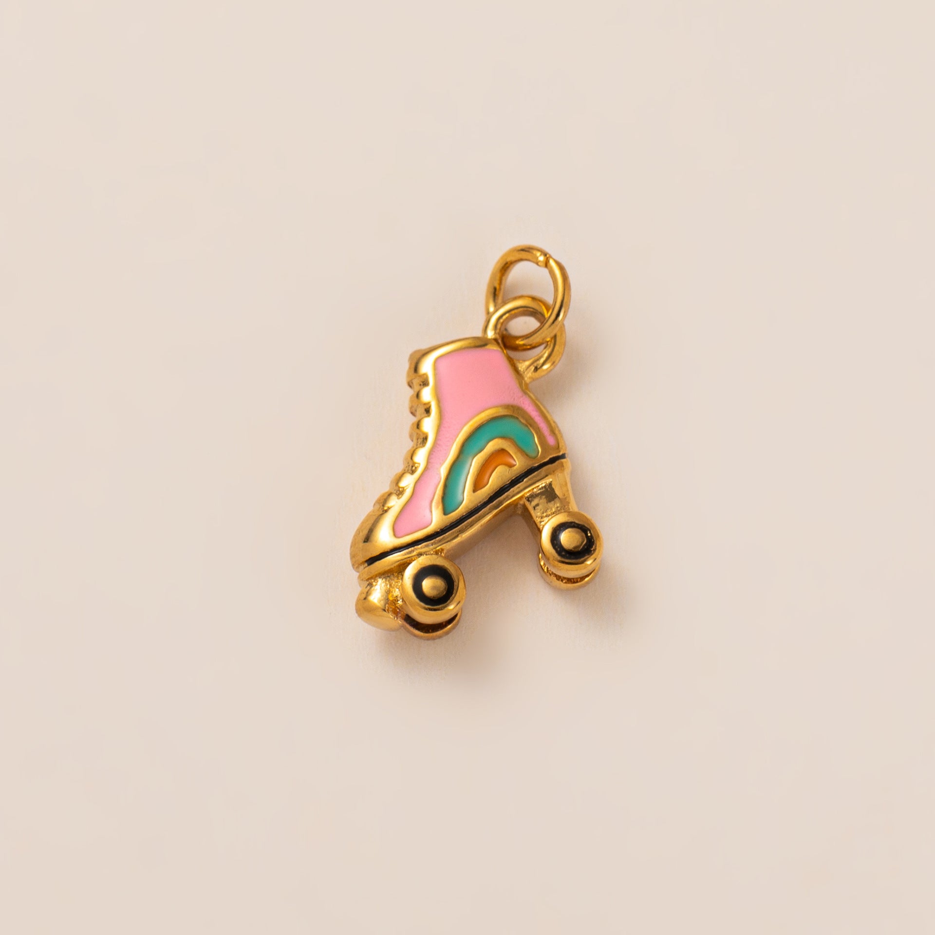 Wholesale Stainless Steel 18K Gold Plated Colorful Pendant Creative Holiday Food Design Chic Jewelry Accessory For Everyday Wear