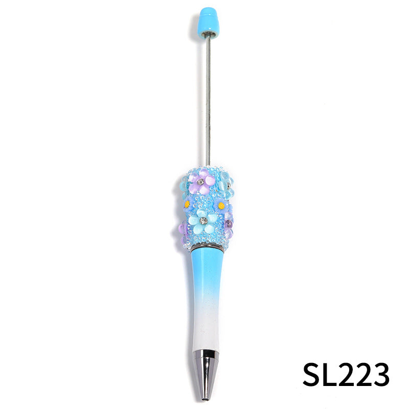 Wholesale  creative flower Gomsophila sugar pen ballpoint pen