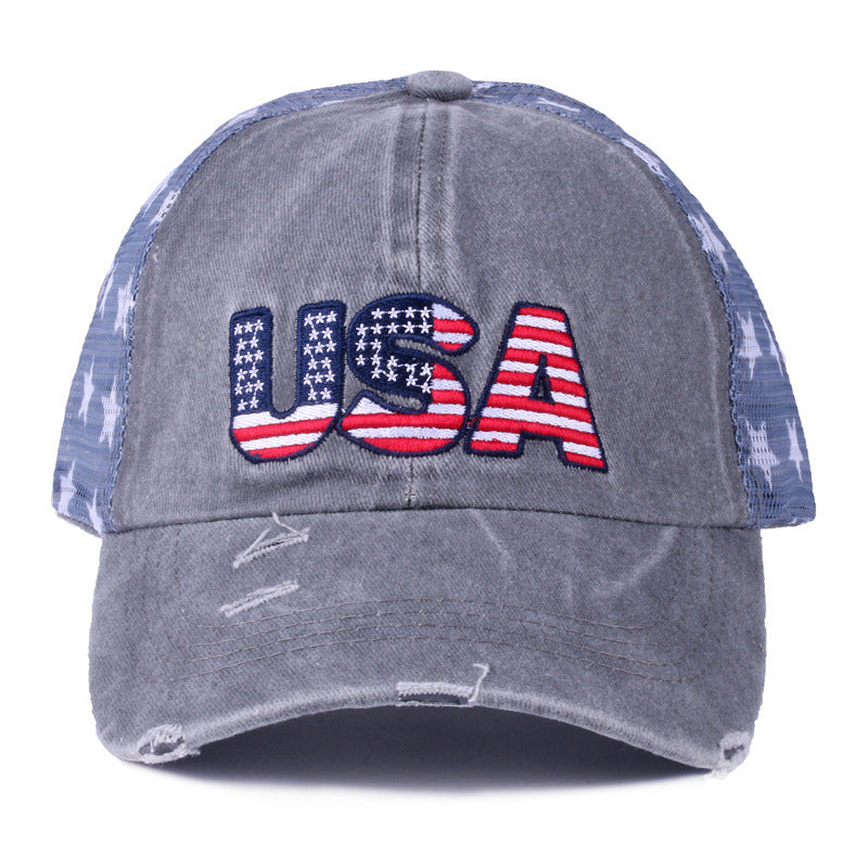 Wholesale distressed baseball embroidery baseball cap