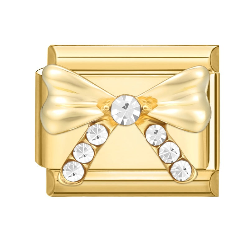 Wholesale Italian Charm Bracelet 9mm DIY Splicing Cute Creative Stainless Steel Composable Bracelet