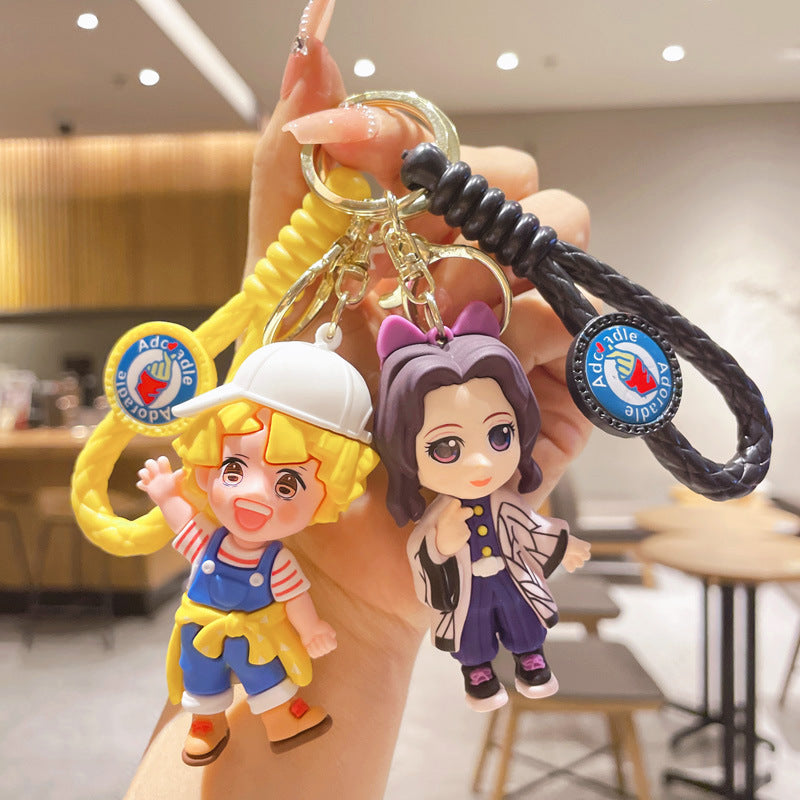 Wholesale Cartoon Silicone Keychain ACC-KC-JuCai003