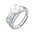 Wholesale  Open Ring  S925 Sterling Silver Ring with Pearl And Zircon Adjustable Opening Rings