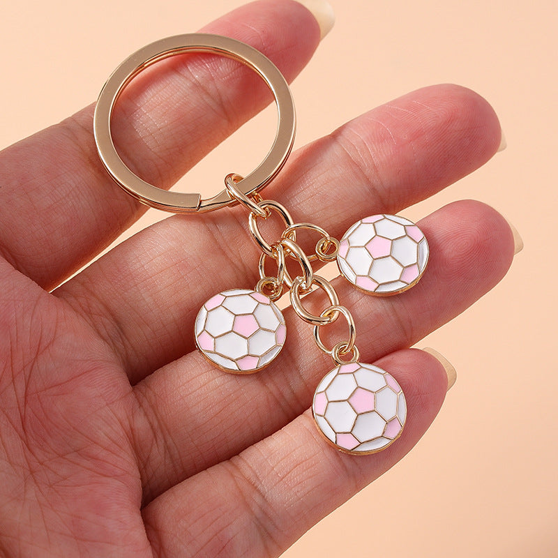 Wholesale  Simulation Football Keychain Accessories Sports Gift Backpack Pendant Accessories