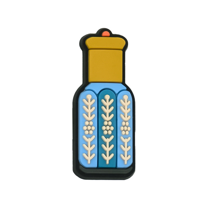 Wholesale 100pcs Random Cartoon Cute Shoes Accessories Shoes Charms