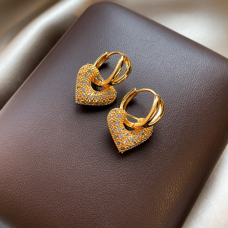 Wholesale Heart Earrings Fashion Earrings