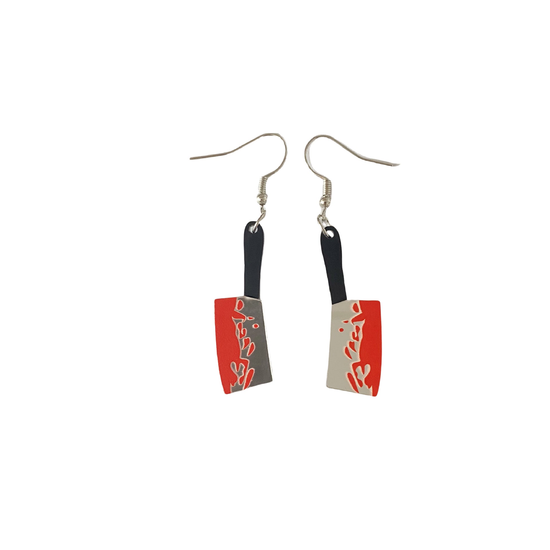 Wholesale Acrylic dagger knife kitchen knife ghost earrings