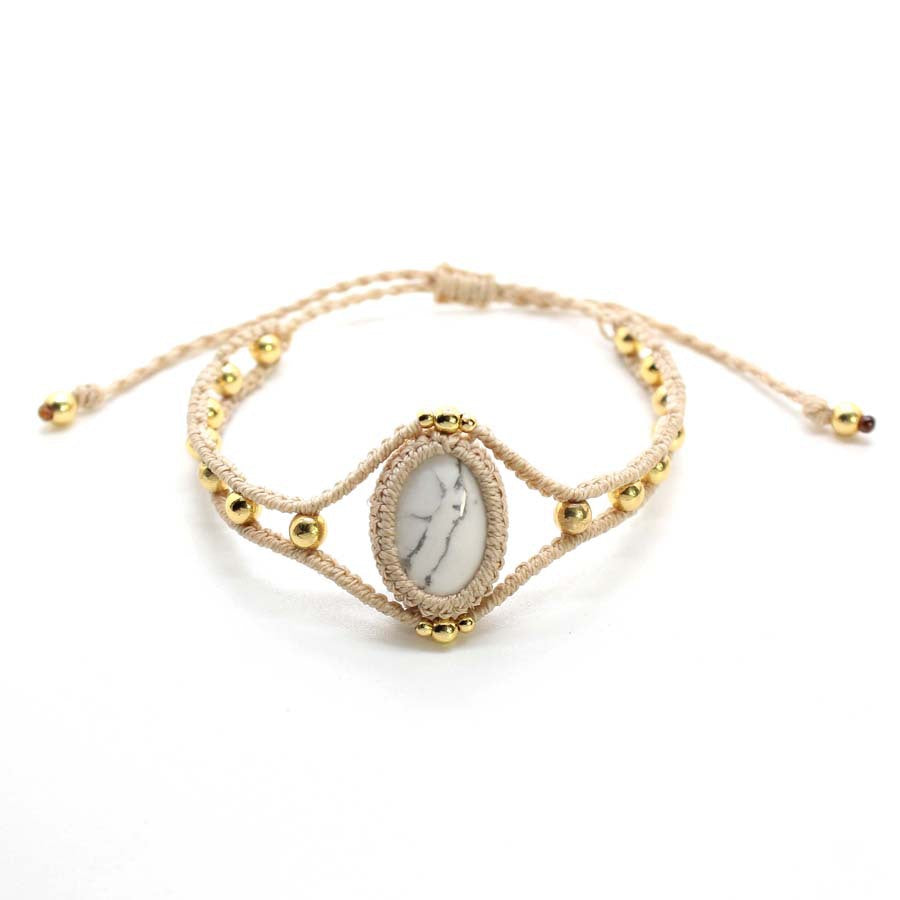 Wholesale Amethyst Crystal Bead Handwoven Angel Eye Bracelet New Chinese Style Adjustable Unisex Jewelry Accessory Boutique Gift