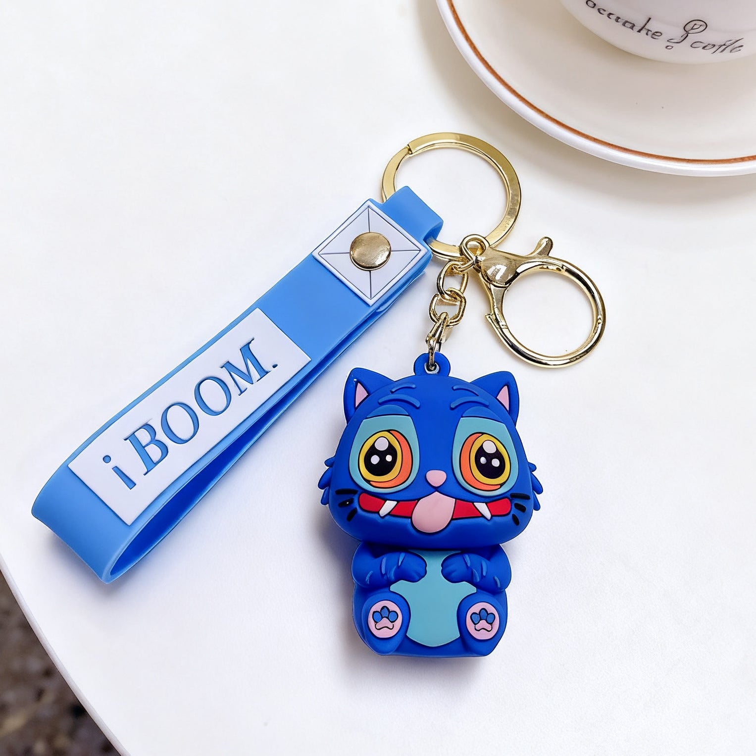 Wholesale KPOP Demon Hunter Group keychain Derpy tiger pendant anime