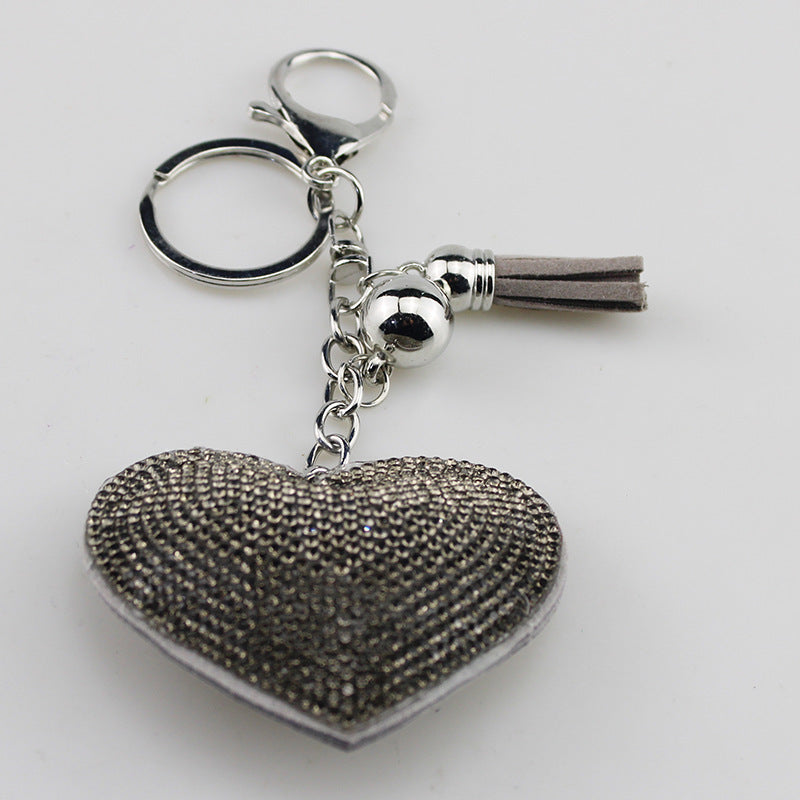 Wholesale Rhinestone Colorful Heart Keychain ACC-KC-TMS005