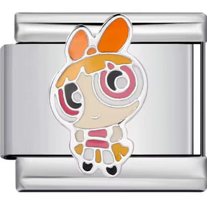 Wholesale 10pcs Italian Charm Bracelet 9mm DIY Splicing Removable Cartoon Animal Stainless Steel Composable Bracelet