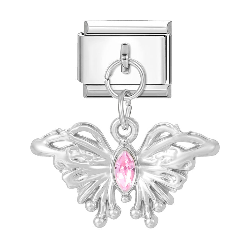 Wholesale 9mm Italian Charm Starter Bracelets DIY Pendant Style Stainless Steel Composable Bracelet