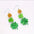 Wholesale 10pcs St. Patrick's Day Shamrock Acrylic Hat Earrings